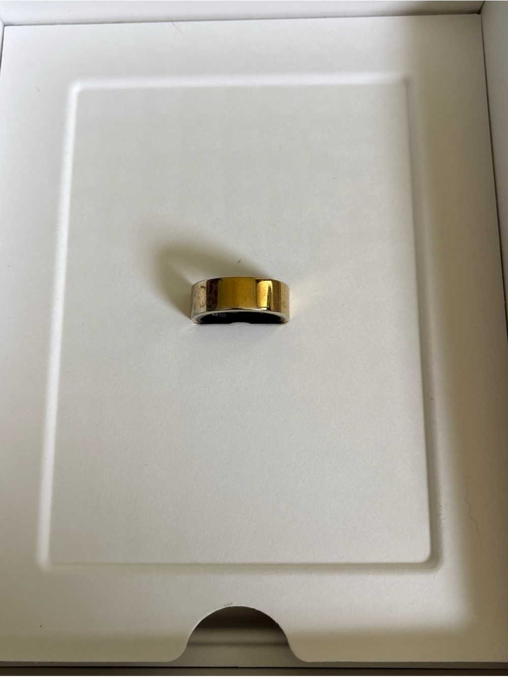 Ultra human air gold ring size 8